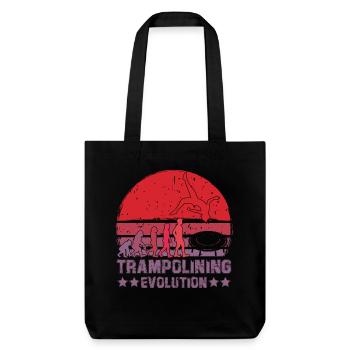Trampoline Evolution - Tote bag épais recyclé Stanley/Stella - noir - Devant
