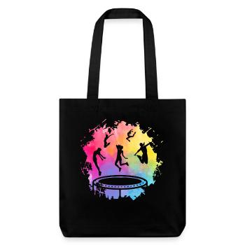 Trampoline - Tote bag épais recyclé Stanley/Stella - noir - Devant