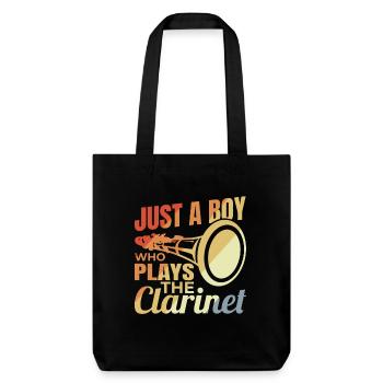 Jeune clarinettiste - Tote bag épais recyclé Stanley/Stella - noir - Devant