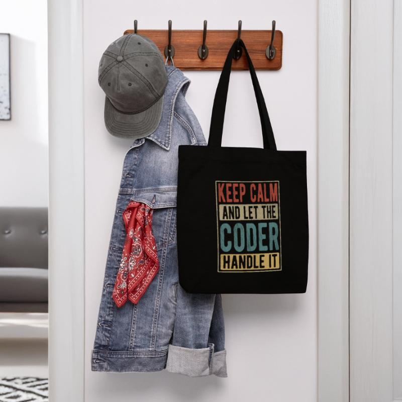 Coder Retro Gift Stanley/Stella Heavyweight Recycled Tote Bag
