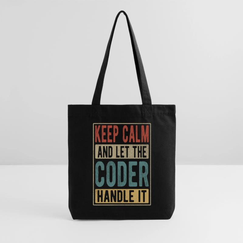 Coder Retro Gift Stanley/Stella Heavyweight Recycled Tote Bag