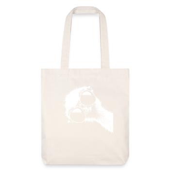 Lustiger Vogelstrauß mit Sonnenbrille Emu Geschenk - Stanley/Stella recycelter Heavyweight Stoffbeutel - Naturweiß - Vorne