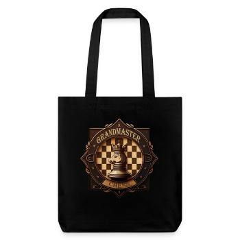 Insigne d’échecs - Tote bag épais recyclé Stanley/Stella - noir - Devant