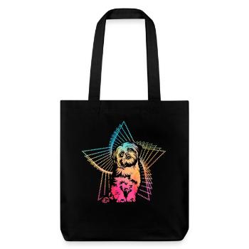 Shih Tzu - Tote bag épais recyclé Stanley/Stella - noir - Devant