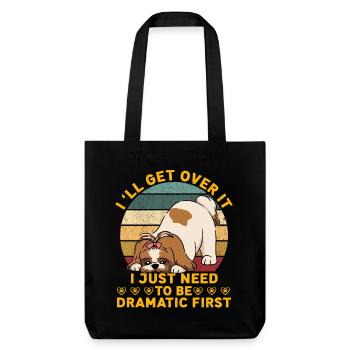 Je vais m’en remettre, j’ai juste besoin d’être dramatique d’abord - Tote bag épais recyclé Stanley/Stella - noir - Devant