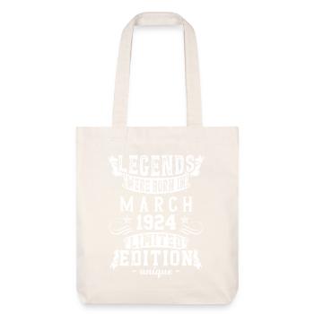 Anniversaire Mars 1924 année Edition Limitée - Tote bag épais recyclé Stanley/Stella - blanc cassé - Devant