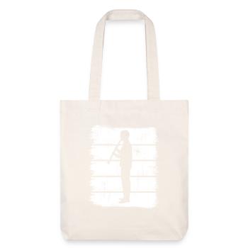 Funny clarinetist - Stanley/Stella Heavyweight Recycled Tote Bag - natural white - Front