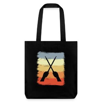 Baguettes vintage - Tote bag épais recyclé Stanley/Stella - noir - Devant