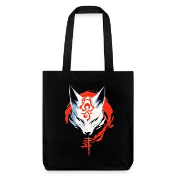 Kumiho Masque de renard samouraï Kitsune Japon Anime - Tote bag épais recyclé Stanley/Stella - noir - Devant