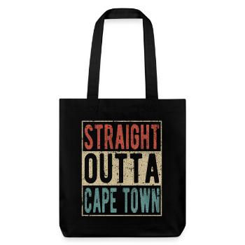 Tout droit sorti du Cap - Tote bag épais recyclé Stanley/Stella - noir - Devant