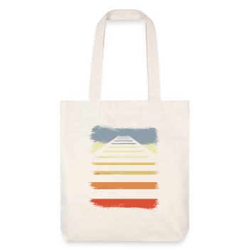 Voies ferrées - Tote bag épais recyclé Stanley/Stella - blanc cassé - Devant