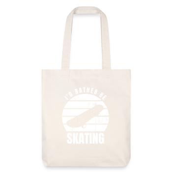 I'd rather skate - Stanley/Stella Heavyweight Recycled Tote Bag - natural white - Front