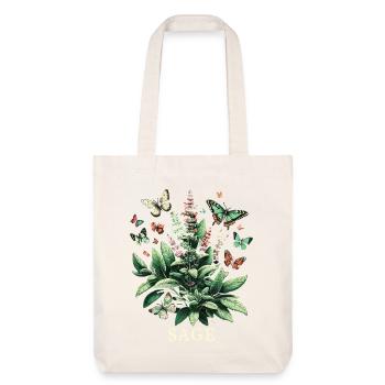 Herbs Herbalist Plant Gardening Gardener Botanical - Stanley/Stella Heavyweight Recycled Tote Bag - natural white - Front