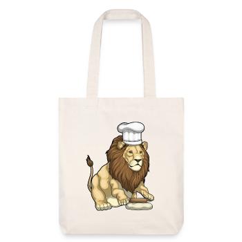 Pâtisserie Lion Baker Rouleau à pâtisserie - Tote bag épais recyclé Stanley/Stella - blanc cassé - Devant