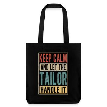 Cadeau rétro sur mesure - Tote bag épais recyclé Stanley/Stella - noir - Devant