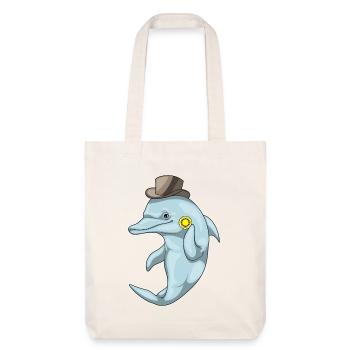 Dolphin Poker Jetons de Poker - Tote bag épais recyclé Stanley/Stella - blanc cassé - Devant