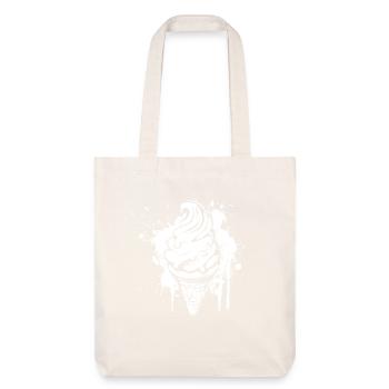 Ice cream cone Splash - Stanley/Stella Heavyweight Recycled Tote Bag - natural white - Front