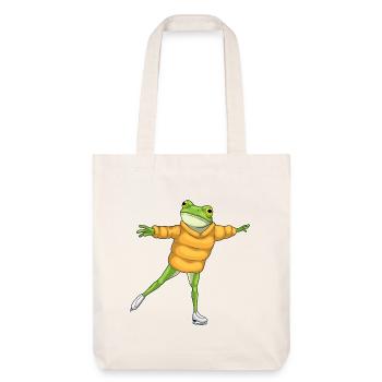 Patins à glace Frog - Tote bag épais recyclé Stanley/Stella - blanc cassé - Devant