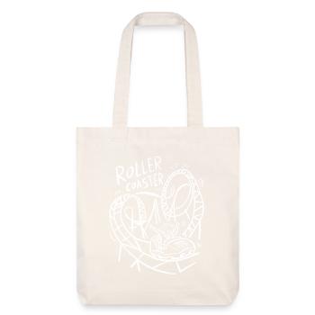 Roller Coaster Adventure Graphics Fun - Stanley/Stella Heavyweight Recycled Tote Bag - natural white - Front