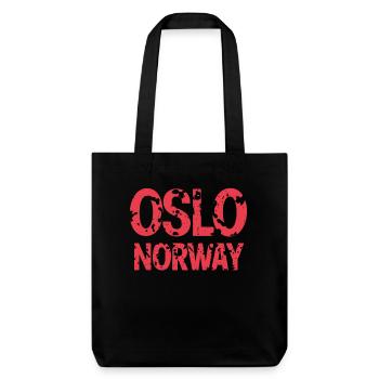 Oslo Norvège Souvenir - Tote bag épais recyclé Stanley/Stella - noir - Devant