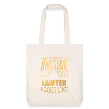 avocat - Tote bag épais recyclé Stanley/Stella - blanc cassé - Devant