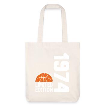 50th Anniversary 1974 Limited Edition Basketball - Stanley/Stella Heavyweight Recycled Tote Bag - natural white - Front