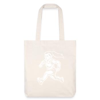 Croquis du coureur - Tote bag épais recyclé Stanley/Stella - blanc cassé - Devant