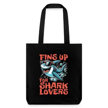 Un passionné de requins s’attaque à la vie marine des requins - Tote bag épais recyclé Stanley/Stella - noir - Devant