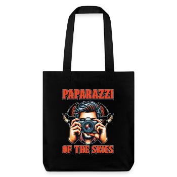 Photographie d’oiseaux Paparazzi de l’amoureux de la nature - Tote bag épais recyclé Stanley/Stella - noir - Devant