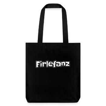 Firlefanz German word nonsense nonsense kokolores - Stanley/Stella Heavyweight Recycled Tote Bag - black - Front