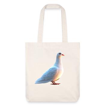 Pigeon Blanc Pigeon de ville Pigeon ramier Colombes blanches - Tote bag épais recyclé Stanley/Stella - blanc cassé - Devant