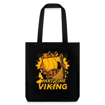 Viking à temps partiel - Tote bag épais recyclé Stanley/Stella - noir - Devant