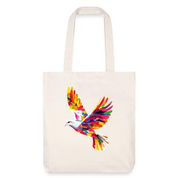 Colombe Blanche Paix Paix Bois Colombe Colombes Blanches - Tote bag épais recyclé Stanley/Stella - blanc cassé - Devant