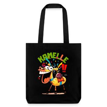 Carnaval Chameau Alaaf Camel Cologne Costume Drôle - Tote bag épais recyclé Stanley/Stella - noir - Devant