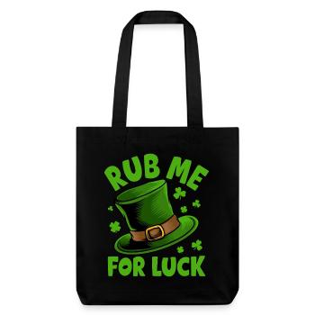 Rub me for luck - Stanley/Stella Heavyweight Recycled Tote Bag - black - Front