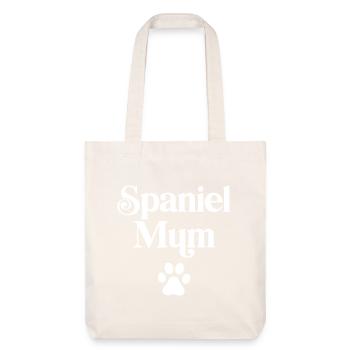 Maman épagneul - Tote bag épais recyclé Stanley/Stella - blanc cassé - Devant