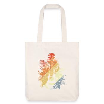 Ukulele Cartoon Look - Stanley/Stella Heavyweight Recycled Tote Bag - natural white - Front
