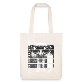 Confident Ostrich Bird Sunglasses Gift - Stanley/Stella Heavyweight Recycled Tote Bag - natural white - Front