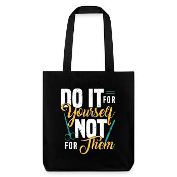 Plastic Surgery Do It For Yourself Esthetician - Stanley/Stella Heavyweight Recycled Tote Bag - black - Front