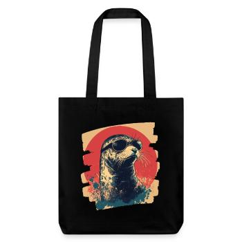 Seal - Stanley/Stella Heavyweight Recycled Tote Bag - black - Front