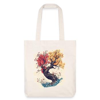 Printemps Printemps Début Fleur Fleurs - Tote bag épais recyclé Stanley/Stella - blanc cassé - Devant