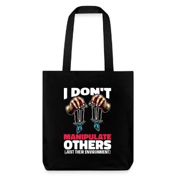 Behavioral Therapist I Don't Manipulate Therapist - Stanley/Stella Heavyweight Recycled Tote Bag - black - Front