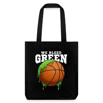 WE BLEED GREEN - BASKETBALL - Stanley/Stella recycelter Heavyweight Stoffbeutel - Schwarz - Vorne