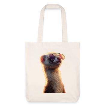 Furet Furet Putois Martre Belette Mignon Furet - Tote bag épais recyclé Stanley/Stella - blanc cassé - Devant