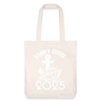 Croisière famille 2025 - Tote bag épais recyclé Stanley/Stella - blanc cassé - Devant