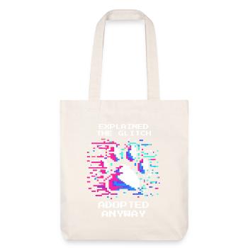 Adopté malgré un pépin | Refuge pour animaux amour des animaux - Tote bag épais recyclé Stanley/Stella - blanc cassé - Devant
