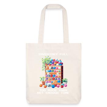 Inventory Full | Too much wool | Crochet - Stanley/Stella Heavyweight Recycled Tote Bag - natural white - Front