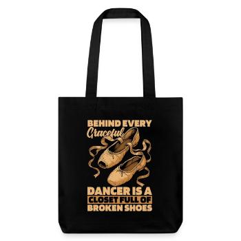 Le ballet derrière chaque danseur gracieux Professeur de ballet - Tote bag épais recyclé Stanley/Stella - noir - Devant