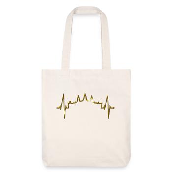 Cambodia Skyline Heartbeat Siem Raep Angkor Wat - Tote bag épais recyclé Stanley/Stella - blanc cassé - Devant