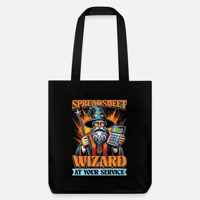 Comptabilité Tableur Assistant Comptable Vérificateur - Tote bag épais recyclé Stanley/Stella - noir